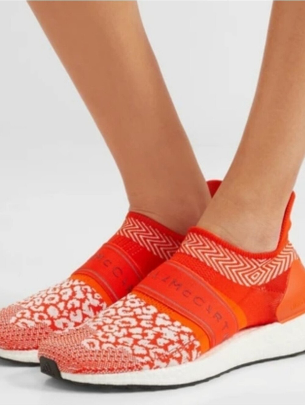 ADIDAS X STELLA MCCARTNEY ULTRABOOST X 3DS size 8 Orange Sneakers Shoes